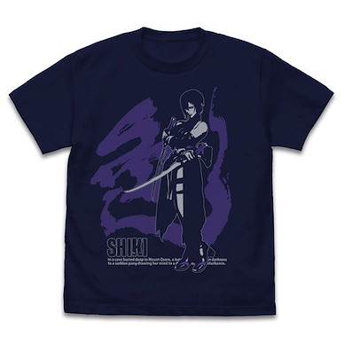 侍魂系列 (細碼)「色」Samurai Spirits 深藍色 T-Shirt SAMURAI SPIRITS Shiki T-Shirt /NAVY-S【Samurai Shodown】