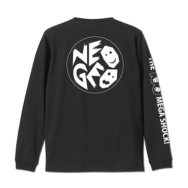 NEOGEO (大碼) NEO GEO Logo 長袖 黑色 T-Shirt Sleeve Rib Long Sleeve T-Shirt /BLACK-L【Neo Geo】