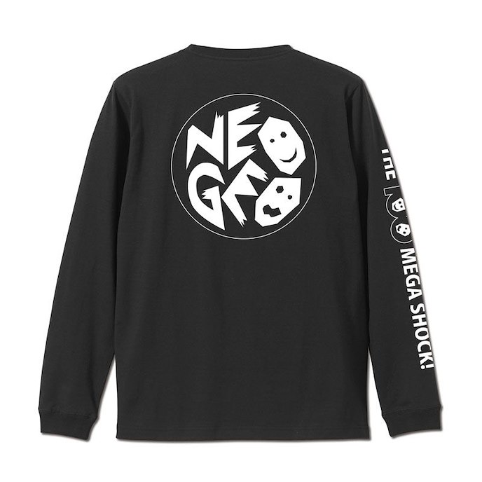 NEOGEO : 日版 (大碼) NEO GEO Logo 長袖 黑色 T-Shirt