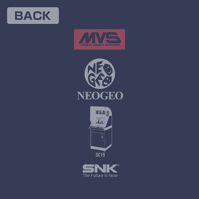 NEOGEO : 日版 (加大) MVS NEO GEO 板岩灰 T-Shirt