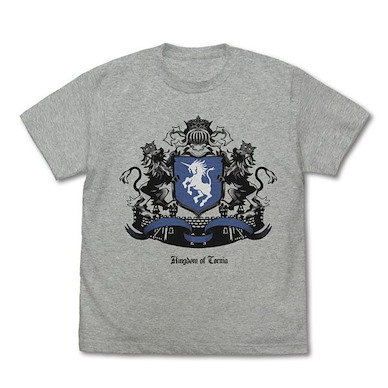 聖獸之王 (加大) 克盧尼亞王國 混合灰色 T-Shirt Kingdom of Cornia T-Shirt /MIX GRAY-XL【Unicorn Overlord】