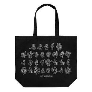 聖獸之王 克盧尼亞王國 2D角色 黑色 大容量 手提袋 Kingdom of Cornia 2D Character Large Tote Bag /BLACK【Unicorn Overlord】