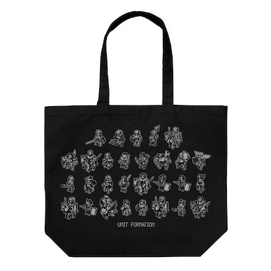 聖獸之王 克盧尼亞王國 2D角色 黑色 大容量 手提袋 Kingdom of Cornia 2D Character Large Tote Bag /BLACK【Unicorn Overlord】