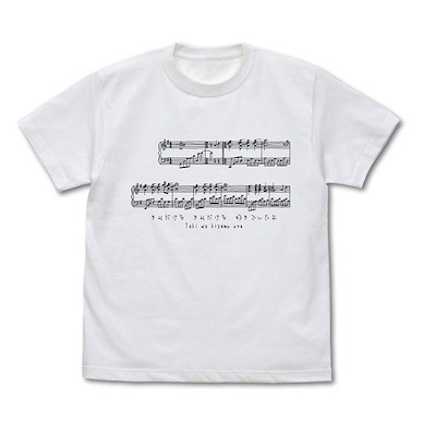 光守望的坡道 (細碼) OP 時を刻む唄 曲譜 白色 T-Shirt Toki wo Kizamu Uta T-Shirt /WHITE-S【Clannad】