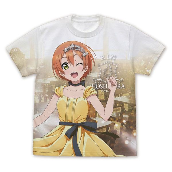 LoveLive! 明星學生妹 : 日版 (細碼)「星空凜」Party Dress 2024 Ver. 全圖案 T-Shirt