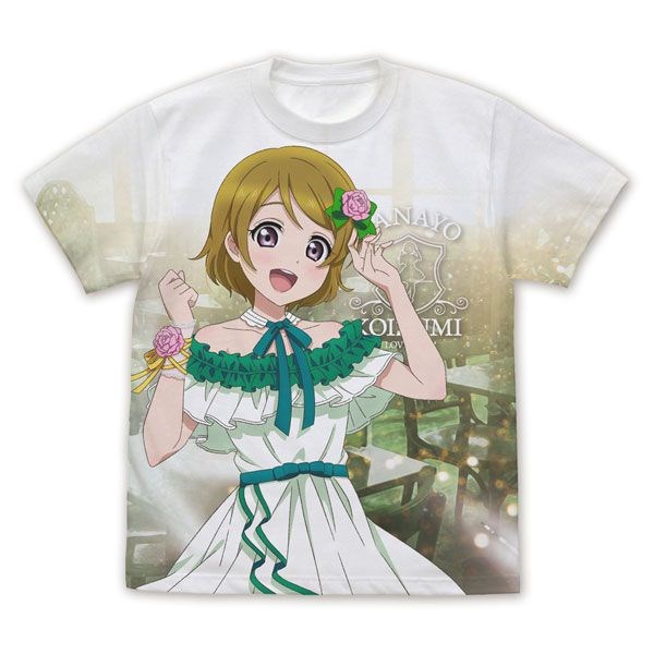 LoveLive! 明星學生妹 : 日版 (大碼)「小泉花陽」Party Dress 2024 Ver. 全圖案 T-Shirt