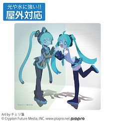 VOCALOID系列 「初音未來」チェリ藻 Ver. 室外對應 貼紙 (10cm × 10cm) Hatsune Miku Outdoor Compatible Sticker Chelicot Ver.【VOCALOID Series】