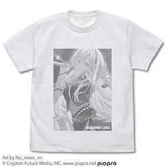 VOCALOID系列 : 日版 (大碼)「巡音流歌」No_renor_en Ver. 白色 T-Shirt