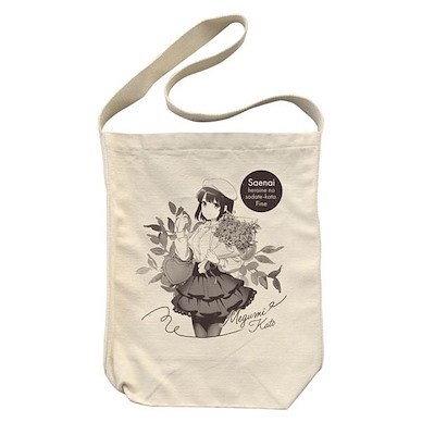 不起眼女主角培育法 「加藤惠」生日約會 Ver. 米白 肩提袋 New Illustration Megumi Kato Shoulder Tote Bag Birthday Date Ver. /NATURAL【Saekano: How to Raise a Boring Girlfriend】