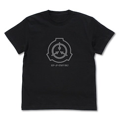 SCP基金會 : 日版 (細碼) SCP基金會 日本支部職員専用 黑色 T-Shirt