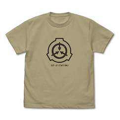 SCP基金會 : 日版 (大碼) SCP基金會 日本支部職員専用 深卡其色 T-Shirt