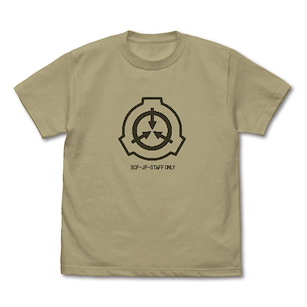 SCP基金會 (加大) SCP基金會 日本支部職員専用 深卡其色 T-Shirt Japan Section T-Shirt /SAND KHAKI-XL【SCP Foundation】