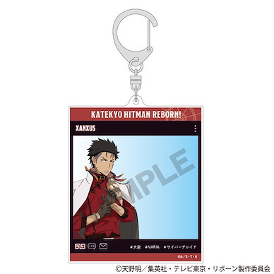 家庭教師HITMAN REBORN! 「XANXUS」唐裝 Style SNS風格 亞克力匙扣 SNS Style Acrylic Key Chain XANXUS China【Reborn!】