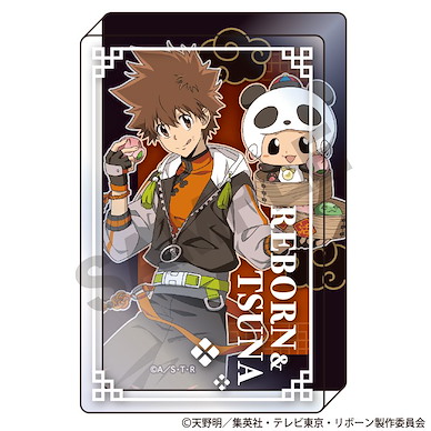 家庭教師HITMAN REBORN! 「里包恩 + 澤田綱吉」唐裝 Style 亞克力方塊 Acrylic Block Reborn & Sawada Tsunayoshi China【Reborn!】