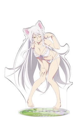 物語系列 「羽川翼」水著 30cm 亞克力企牌 Acrylic Stand Figure Black Hanekawa【Monogatari Series】