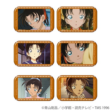 名偵探柯南 「遠山和葉」圓角徽章 (6 個入) Square Can Badge Collection Toyama Kazuha (6 Pieces)【Detective Conan】