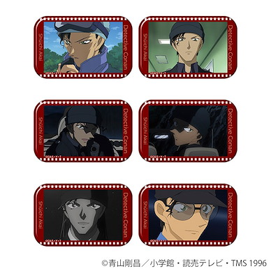 名偵探柯南 「赤井秀一」圓角徽章 (6 個入) Square Can Badge Collection Akai Shuichi (6 Pieces)【Detective Conan】