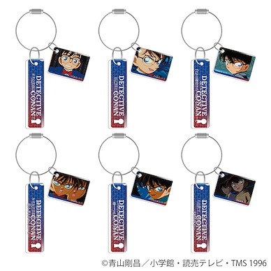 名偵探柯南 「江戶川柯南」亞克力板 金屬絲匙扣 (6 個入) Acrylic Plate Collection Edogawa Conan (6 Pieces)【Detective Conan】