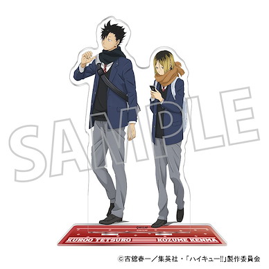 排球少年!! 「孤爪研磨 + 黑尾鐵朗」冬服 亞克力企牌 Acrylic Stand Kuroo Tetsuro & Kozume Kenma【Haikyu!!】