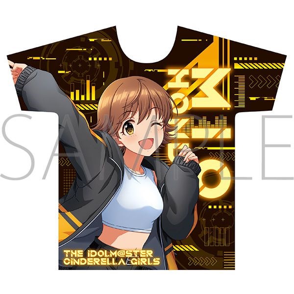 偶像大師 灰姑娘女孩 : 日版 (大碼)「本田未央」原創服裝 全圖案 T-Shirt