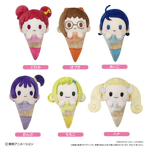 小魔女DoReMi 雪糕 公仔掛飾 (6 個入) Ice Cream Tapi-nui Plush (6 Pieces)【Ojamajo Doremi】