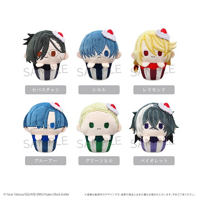 黑執事 蓬鬆公仔掛飾 -寄宿學校篇- Cupcake Ver. (6 個入) Cupcake Tapi-nui Plush (6 Pieces)【Black Butler】