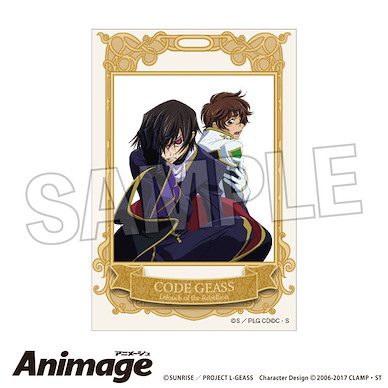 Code Geass 叛逆的魯魯修 Animage 小企牌 / 徽章 B Animage Stand Panel B【Code Geass】