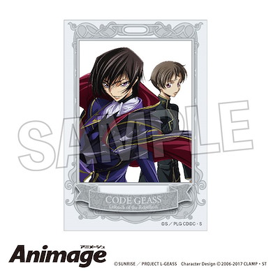 Code Geass 叛逆的魯魯修 Animage 小企牌 / 徽章 F Animage Stand Panel F【Code Geass】