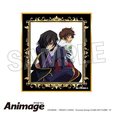 Code Geass 叛逆的魯魯修 Animage 色紙 B Animage Giragira Shikishi B【Code Geass】