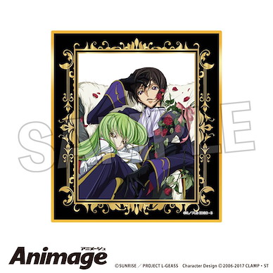 Code Geass 叛逆的魯魯修 Animage 色紙 C Animage Giragira Shikishi C【Code Geass】