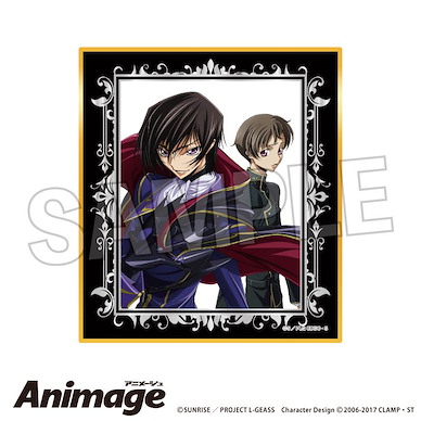 Code Geass 叛逆的魯魯修 Animage 色紙 F Animage Giragira Shikishi F【Code Geass】