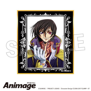 Code Geass 叛逆的魯魯修 Animage 色紙 G Animage Giragira Shikishi G【Code Geass】