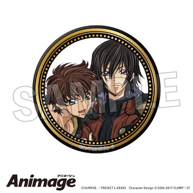 Code Geass 叛逆的魯魯修 Animage 56mm 徽章 A Animage Giragira Can Badge A【Code Geass】