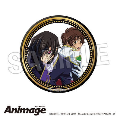 Code Geass 叛逆的魯魯修 Animage 56mm 徽章 B Animage Giragira Can Badge B【Code Geass】