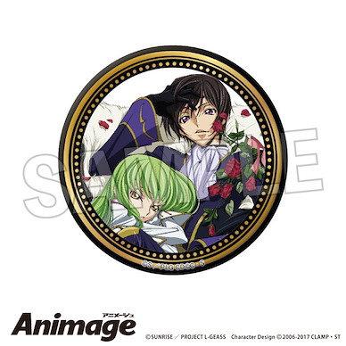 Code Geass 叛逆的魯魯修 Animage 56mm 徽章 C Animage Giragira Can Badge C【Code Geass】