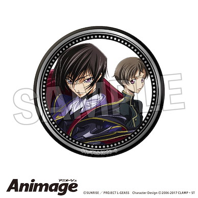 Code Geass 叛逆的魯魯修 Animage 56mm 徽章 F Animage Giragira Can Badge F【Code Geass】