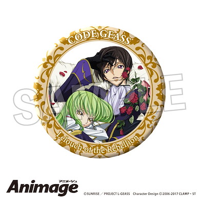 Code Geass 叛逆的魯魯修 Animage 150mm 大徽章 C Animage Giragira Can Bagde Large C【Code Geass】