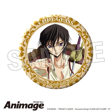 Code Geass 叛逆的魯魯修 Animage 150mm 大徽章 E Animage Giragira Can Bagde Large E【Code Geass】