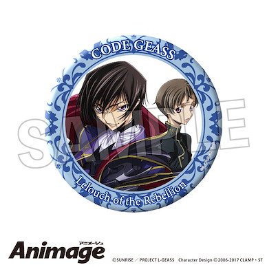 Code Geass 叛逆的魯魯修 Animage 150mm 大徽章 F Animage Giragira Can Bagde Large F【Code Geass】