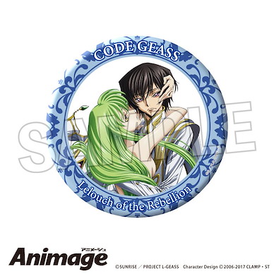 Code Geass 叛逆的魯魯修 Animage 150mm 大徽章 H Animage Giragira Can Bagde Large H【Code Geass】