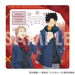 排球少年!! 「黑尾鐵朗 + 夜久衛輔」流動閃粉 亞克力杯墊 Kirakira Coaster Plate Collection 07 Kuroo & Yaku【Haikyu!!】