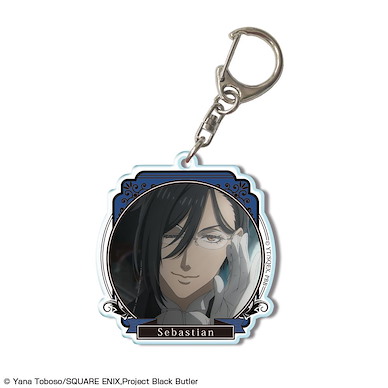 黑執事 「賽巴斯欽」-寄宿學校篇- 亞克力匙扣 B Acrylic Key Chain Design 02 Sebastian Michaelis B【Black Butler】