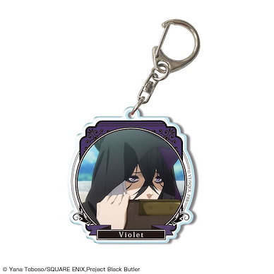 黑執事 「格雷戈利」-寄宿學校篇- 亞克力匙扣 B Acrylic Key Chain Design 22 Gregory Violet B【Black Butler】