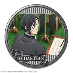 黑執事 「賽巴斯欽」-寄宿學校篇- 76mm 徽章 B Can Badge Design 02 Sebastian Michaelis B【Black Butler】