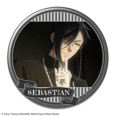 黑執事 「賽巴斯欽」-寄宿學校篇- 76mm 徽章 C Can Badge Design 03 Sebastian Michaelis C【Black Butler】