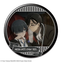 黑執事 「賽巴斯欽 + 謝爾」76mm 徽章 Can Badge Design 33 Sebastian Michaelis & Ciel Phantomhive【Black Butler】