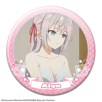 不時輕聲地以俄語遮羞的鄰座艾莉同學 「艾莉莎」76mm 徽章 D Can Badge Design 04 Alya D【Alya Sometimes Hides Her Feelings in Russian】