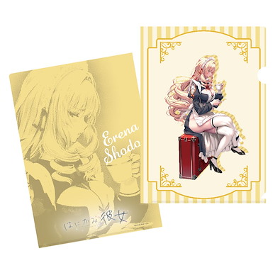 害羞的她墜入愛河 「鐘堂英麗奈」女僕 Ver. A4 文件套 Clear File Shodo Erena【Hanikami Kanojo】