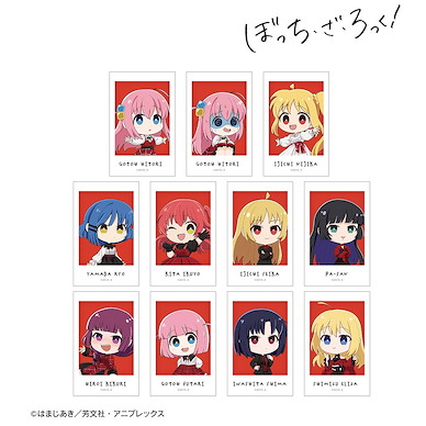 孤獨搖滾 拍立得風格 珍藏咭 紅裙子 Ver. (11 個入) Chibi Chara Red Dress Ver. Illustration Card (11 Pieces)【Bocchi the Rock!】