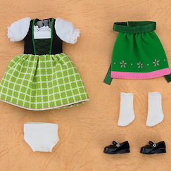 未分類 黏土娃 服裝套組 World Tour 德國：Girl (綠色) Nendoroid Doll Outfit Set World Tour Germany - Girl (Green)